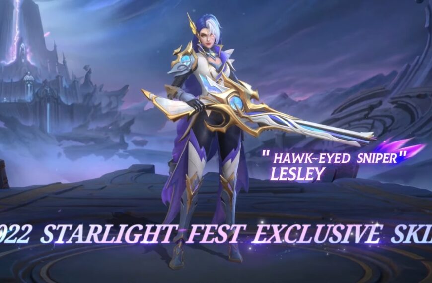 SKIN EKSLUSIF STARLIGHT FEST BADGE LESLEY HAWK EYED SNIPER MOBILE LEGENDS 2022