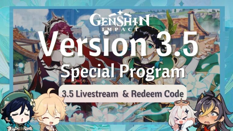 LIVESTREAM GENSHIN IMPACT 3.5 WINDBLUME’S BREATH
